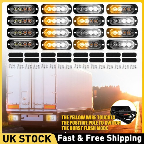 Amber white led strobe - led,