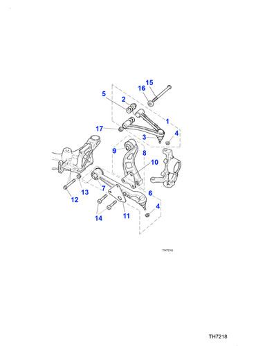 Jaguar fulcrum shaft - shaft, xk8