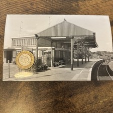 1750. FORRES STATION SCOTLAND British railway photograph