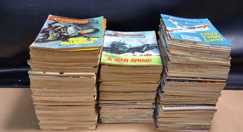 Joblot 185 commando war - commando,