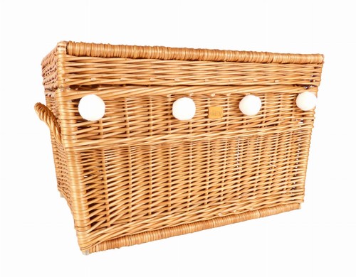 Wicker natural chest - natural,