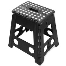 Folding Step Stool Plastic Heavy Duty Multi Purpose Easy Foldable Home Kitchen