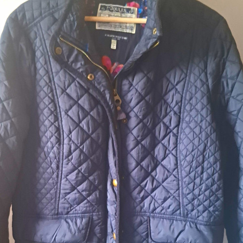 Joules newdale blue quilted - blue,