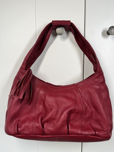 Osprey red leather shoulder - leather,