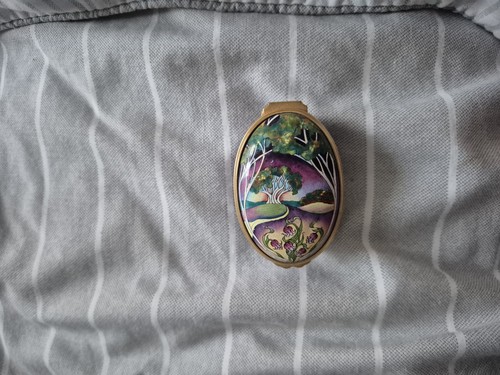 Moorcroft pottery enamel pill - moorcroft,