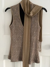 Women’s Gold Lurex Vest