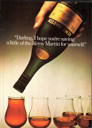 Advert for remy - remy, martin