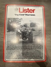 Lister Big Claw Harrow 1976