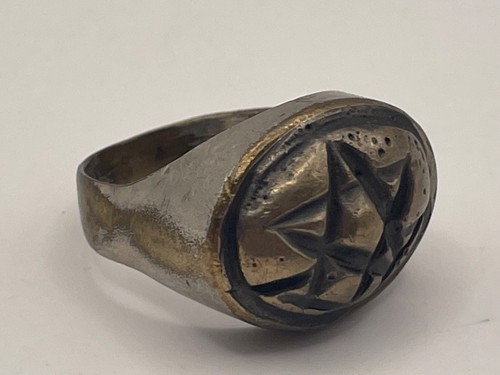 Trench art ring aluminium ww1 - trench,