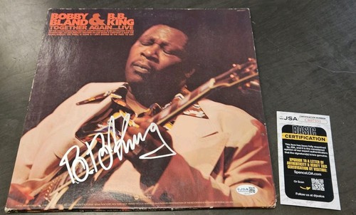 King signed vinyl record - bb,