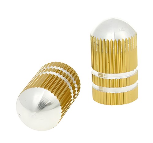 Valve cap set - , gold