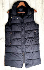 Zara Long Gilet Jacket Black
