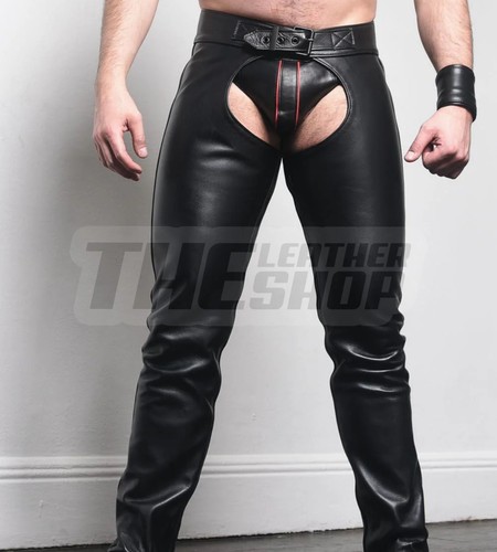 Leather party chaps bondage - leather,
