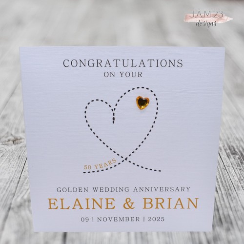 Personalised 50th golden - personalised,