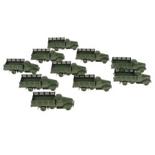 Set/10pcs Armor Vehicle Model Trucks Toy Army Soldiers DIY