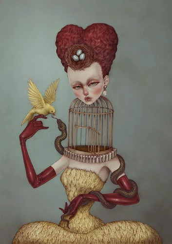 Surreal victorian bird cage - victorian,
