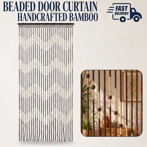 Bamboo beaded door - bamboo,