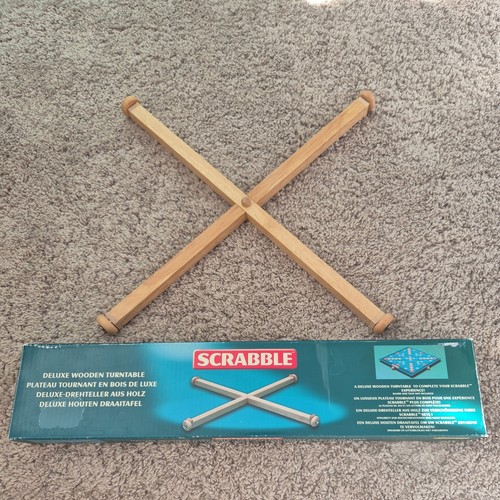 Scrabble deluxe wooden - deluxe,