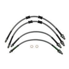 FORD FIESTA ZETEC S MK4 MK5 STAINLESS STEEL BRAIDED BRAKE LINES HOSES PIPES WS