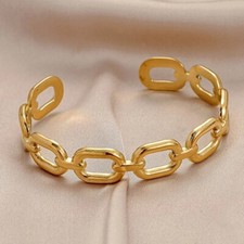 Vintage 18k Gold Plated Square