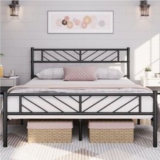 3ft/4ft6/5ft Heavy Metal Bed