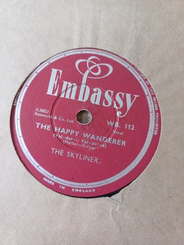 Vintage 78rpm embassy wb112 - vintage,