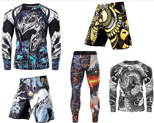 Men mma compression shirt - mma,