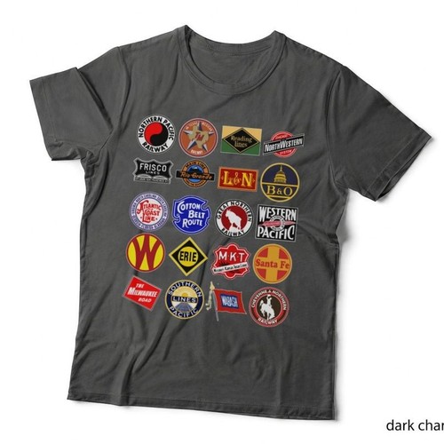 Defunct railway logos shirt - logos, t-shirt