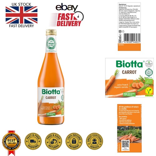500ml organic carrot - 500ml,