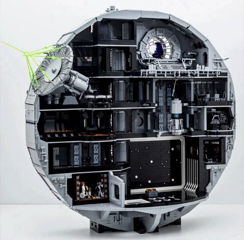 75419 death star - ucs, 9023pcs
