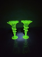 Antique Pair Victorian Ruffled