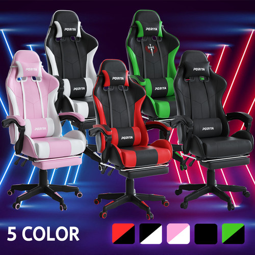 Poriya gaming chair leather - gaming, pu