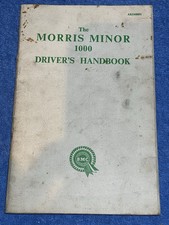 Morris Minor 1000 Original Drivers Handbook Dec 1960 AKD680H Good  Condition.