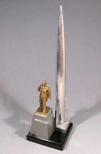 Figurine tsiolkovsky rocket - figurine,