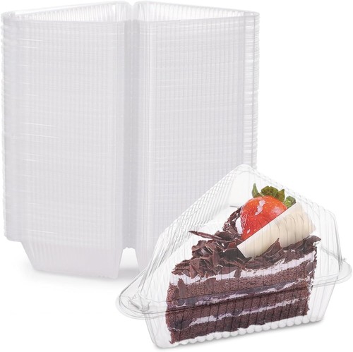 200 pcs cake slice containers - pcs,