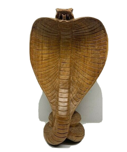 Wooden carving large cobra - carving-,