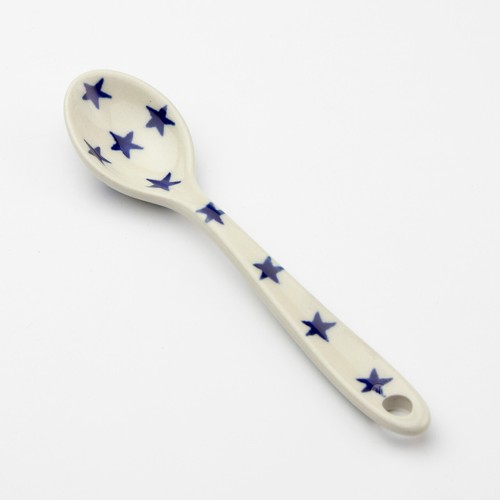 Polish pottery teaspoon - pottery,