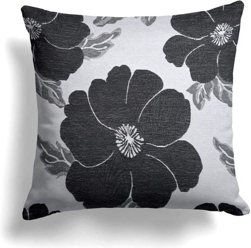 Poppy black cushion - poppy, cover