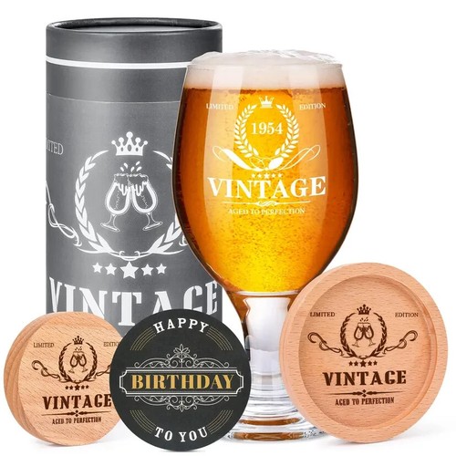 Beer glass gift set - glass, 1954