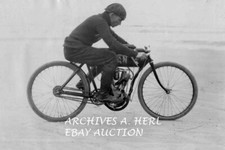 Indian racing Robert Stubbs 1908 Ormond-Daytona races motorcycle photo
