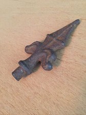 Vintage Metal Railing Post Top Spearhead