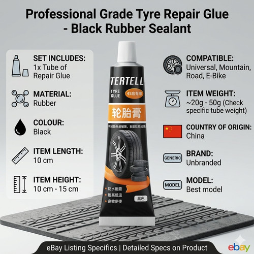 Tire repair black glue liquid - tire,