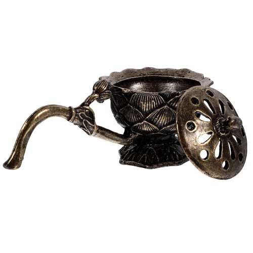Metal agarwood hand stove - agarwood,