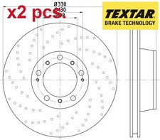 X2 PCS REAR BRAKE DISC SET