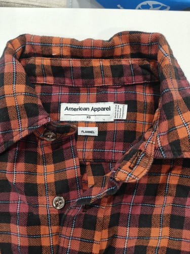 American apparel flannel shirt - american,