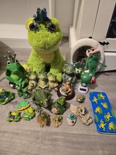 Joblot Of Frog Collectables Ornament Soft Toys Mirror Tin  Magnets
