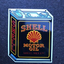 Shell Motor Oil Enamel Sign