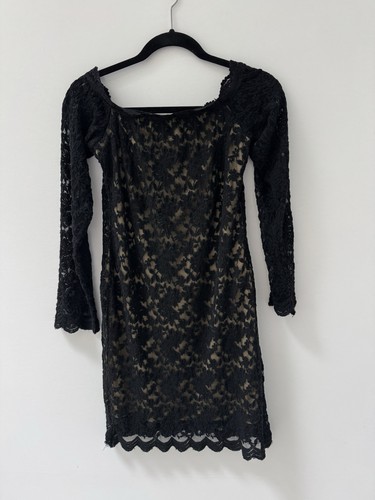 Evec black lace dress size - evec,