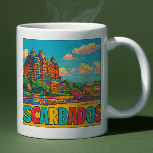 Scarborough yorkshire mug - scarborough,