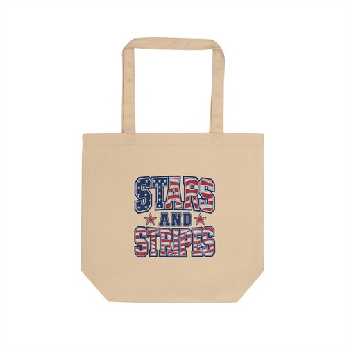 Stars stripes eco - tote, bag